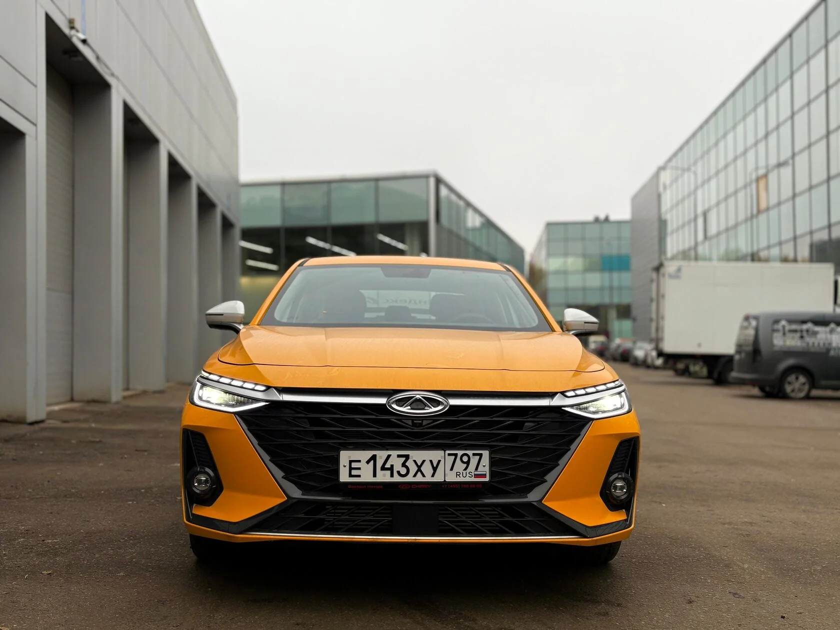 Chery Arrizo 8, вид сзади